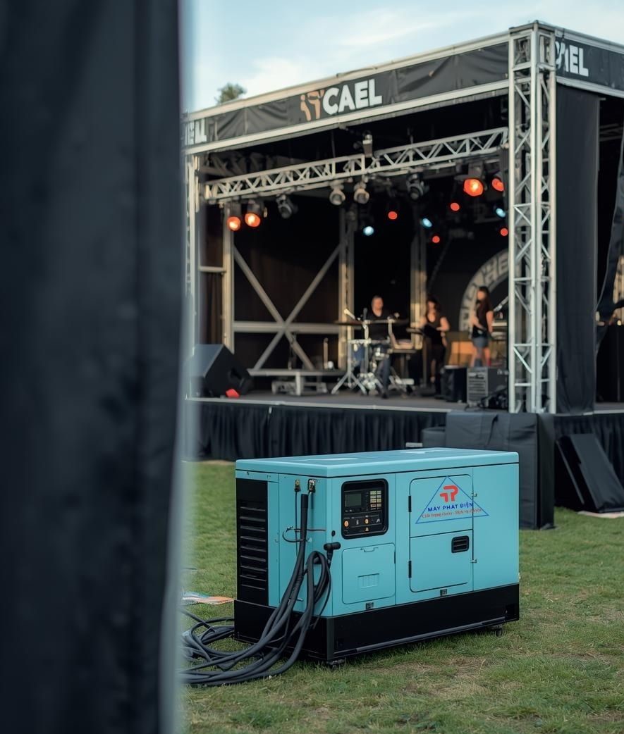thuê máy phát điện sự kiện tại TPHCM